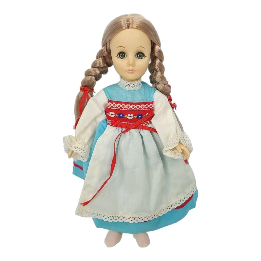 Vintage Effanbee Miss Holland Dutch Doll Open Close Hazel Eyes 10.75" Toy